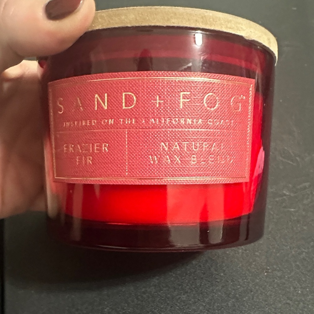 Sand + Fog Frazier fur wax blend Christmas candle